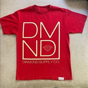❤️‍🔥 3 for $25 (bundle) 90’s Diamond Supply Co. Red Graphic Tee “vintage”